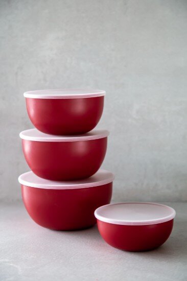 KitchenAid Купи за приготвяне 4 части пластмасови с капак Empire Red - Kitchen