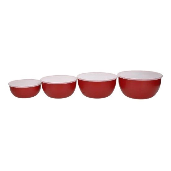 KitchenAid Купи за приготвяне 4 части пластмасови с капак Empire Red - Kitchen