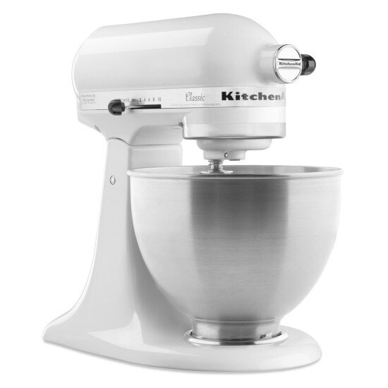KitchenAid Миксер с купа 4.3 л Classic White -