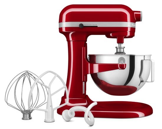 KitchenAid Миксер с купа 5.2L модел HEAVY DUTY Empire Red -
