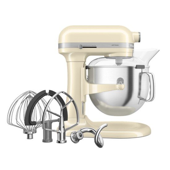 KitchenAid Миксер с повдигаща се купа 66 л модел 70 Artisan Almond Cream - K