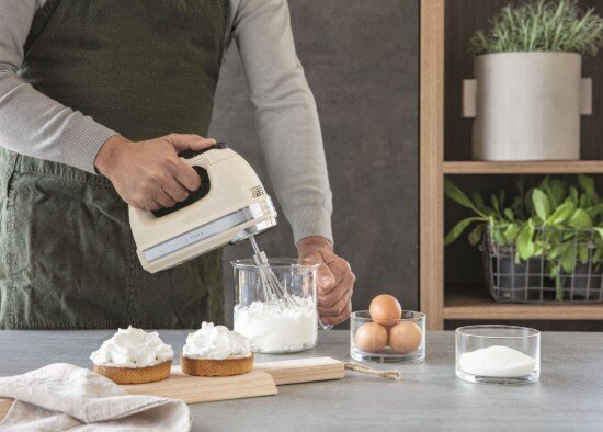 KitchenAid Миксер за ръце 9 настройки на скоростта 85 W Almond Cream - Kitchen