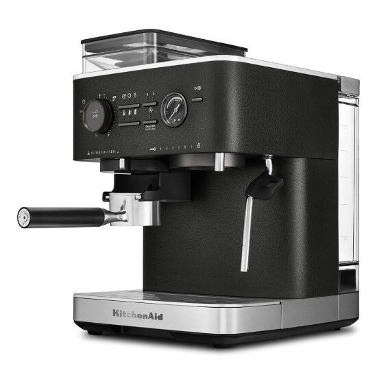 KitchenAid Полуавтоматична електрическа машина за еспресо 1500W цвят "Cast Iron