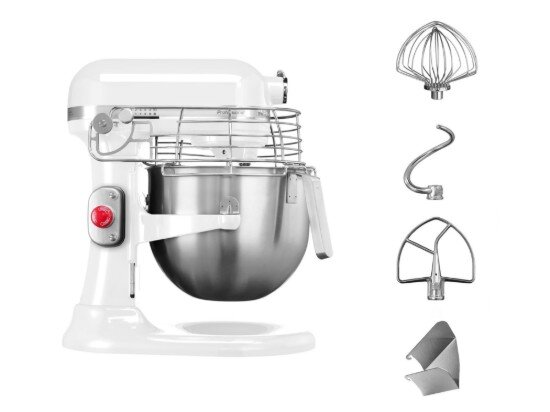 KitchenAid Професионален миксер 69 L цвят ''White'' -