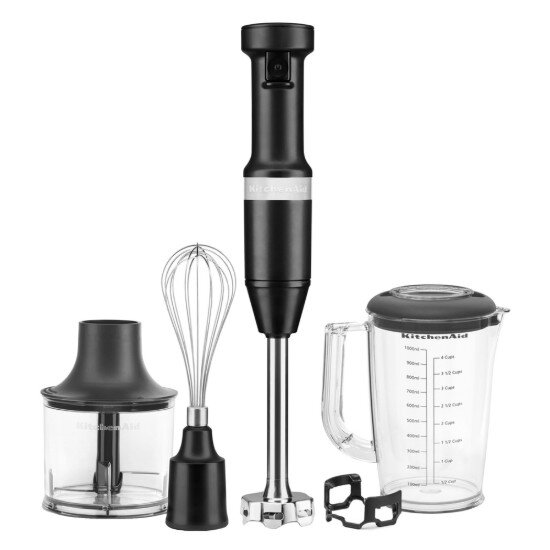 KitchenAid Ръчен блендер 180W матово черно -
