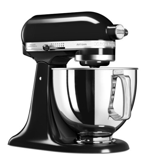 KitchenAid Стационарен миксер Artisan купа 48 л модел 125 Onyx Black - Kitche