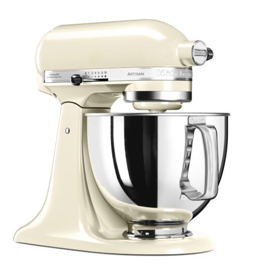 KitchenAid Стационарен миксер "Artisan" с купа 48 л модел 125 "Almond Cream"