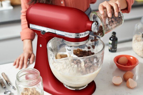 KitchenAid Стационарен миксер "Artisan" с купа 48 л модел 125 "Empire Red" -