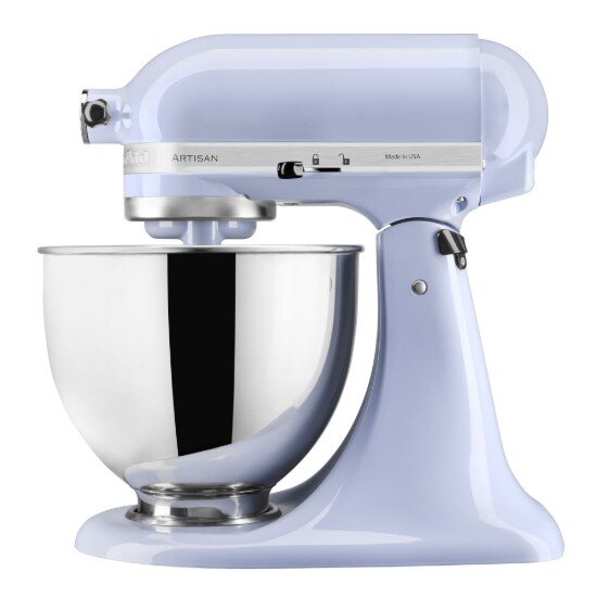 KitchenAid Стационарен миксер "Artisan" с купа 48 л модел 125 "Lavander Cream