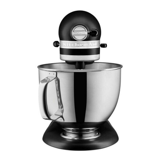 KitchenAid Стационарен миксер "Artisan" с купа 48 л модел 125 "Matte Black" -