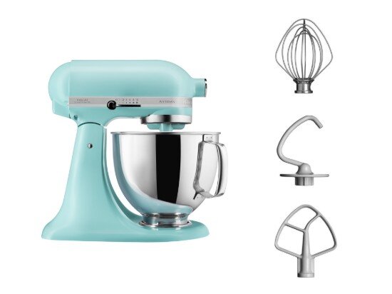 KitchenAid Стационарен миксер "Artisan" с купа 48 л модел 125 "Mineral Water"