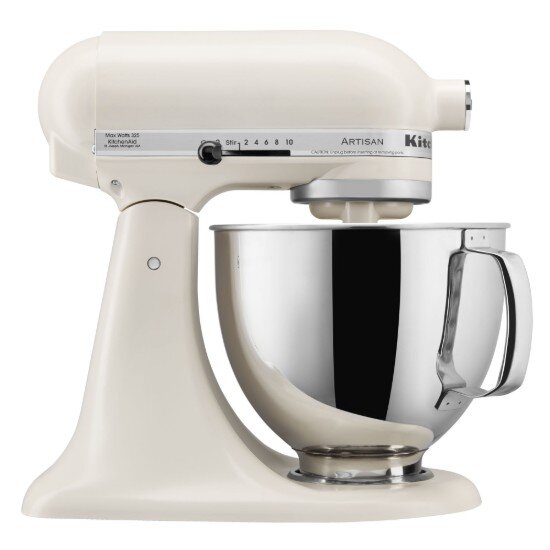 KitchenAid Стационарен миксер "Artisan" с купа 48 л модел 125 "Porcelain Whit