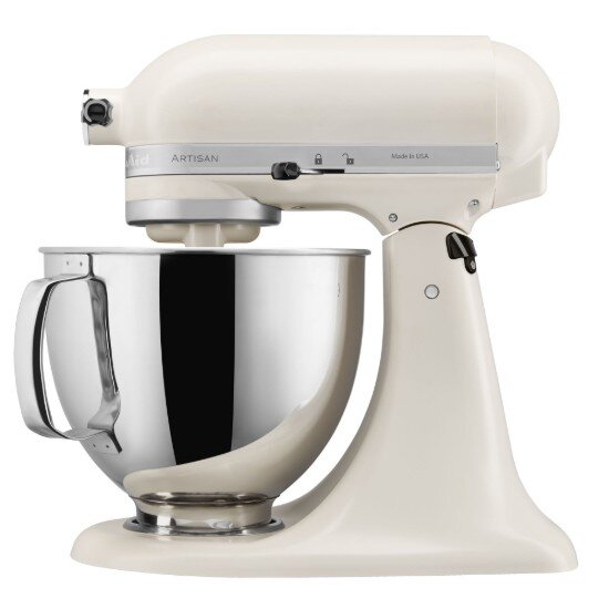 KitchenAid Стационарен миксер "Artisan" с купа 48 л модел 125 "Porcelain Whit