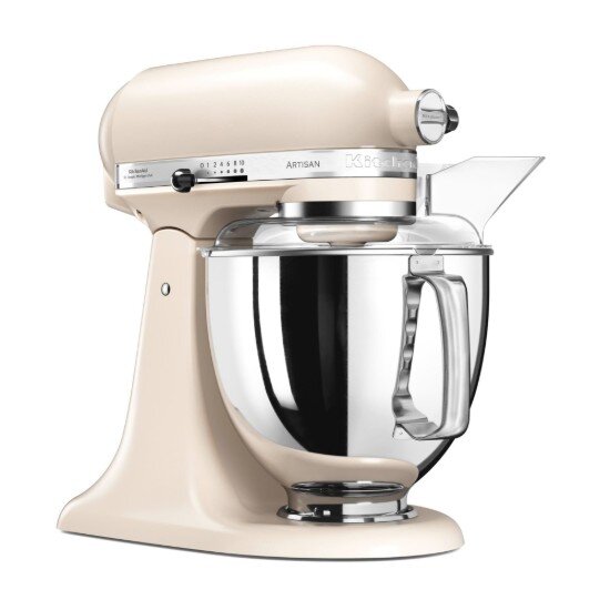 KitchenAid Стационарен миксер "Artisan" с купа 48 л модел 175 "Almond Cream"
