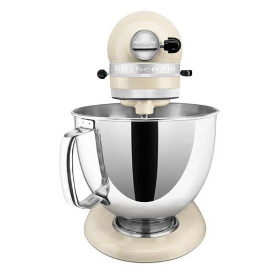 KitchenAid Стационарен миксер "Artisan" с купа 48 л модел 175 "Almond Cream"