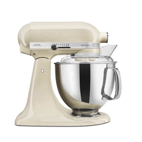 KitchenAid Стационарен миксер "Artisan" с купа 48 л модел 175 "Almond Cream"