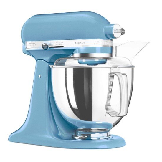 KitchenAid Стационарен миксер "Artisan" с купа 48 л модел 175 "Blue Velvet" -