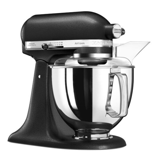 KitchenAid Стационарен миксер "Artisan" с купа 48 л модел 175 "Cast Iron Blac