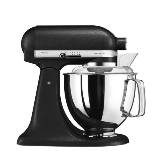 KitchenAid Стационарен миксер "Artisan" с купа 48 л модел 175 "Cast Iron Blac