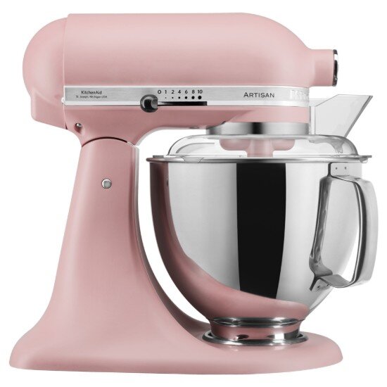 KitchenAid Стационарен миксер "Artisan" с купа 48 л модел 175 "Dried Rose" -