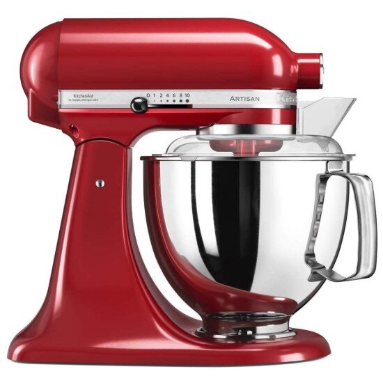 KitchenAid Стационарен миксер "Artisan" с купа 48 л модел 175 "Empire Red" -