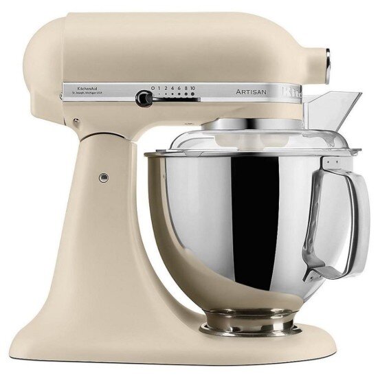 KitchenAid Стационарен миксер "Artisan" с купа 48 л модел 175 "Fresh Linen" -