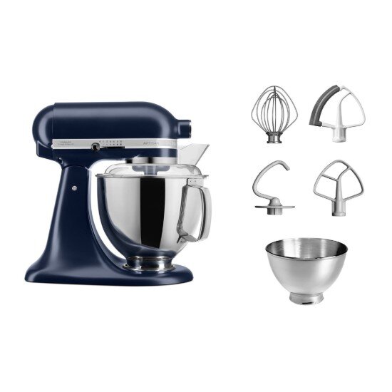 KitchenAid Стационарен миксер "Artisan" с купа 48 л модел 175 "Ink Blue" - Ki