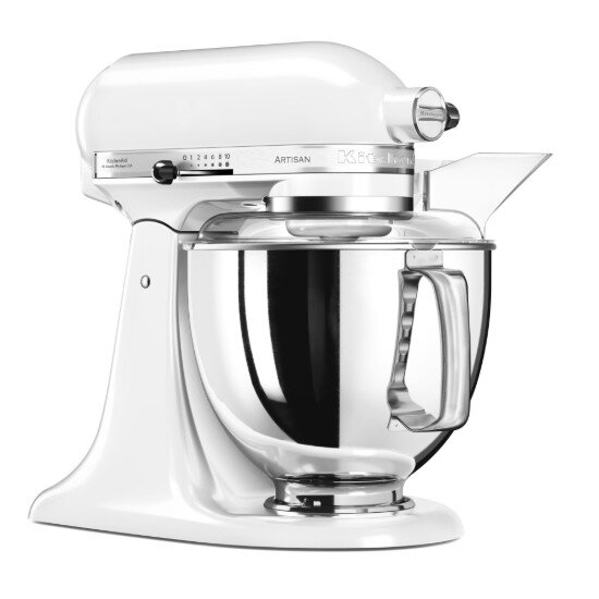 KitchenAid Стационарен миксер "Artisan" с купа 48 л модел 175 "White" - Kitch