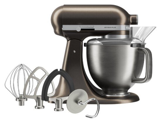KitchenAid Стационарен миксер с 4.7 литрова купа Artisan Plus модел 50 Iron O