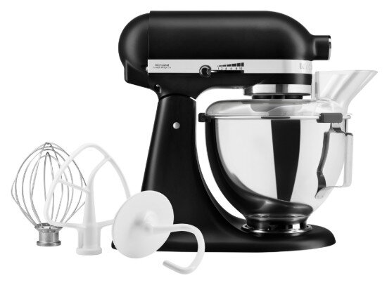 KitchenAid Стационарен миксер с купа 4.3 л модел 95 Matte Black -