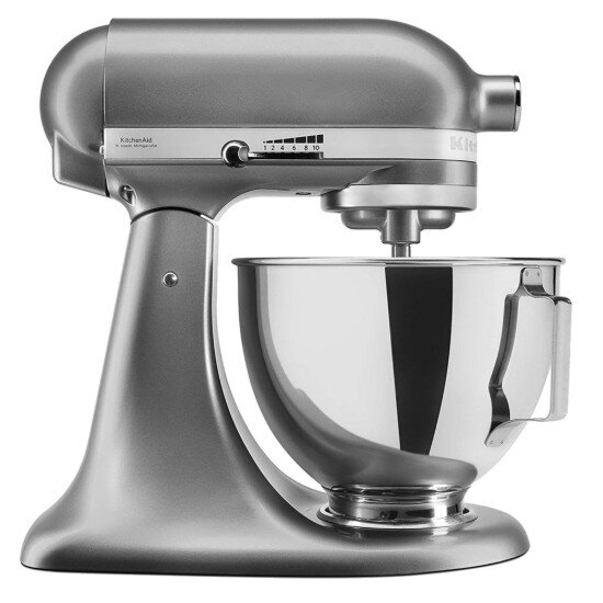 KitchenAid Стационарен миксер с купа 4.3 л модел 95 сребрист -