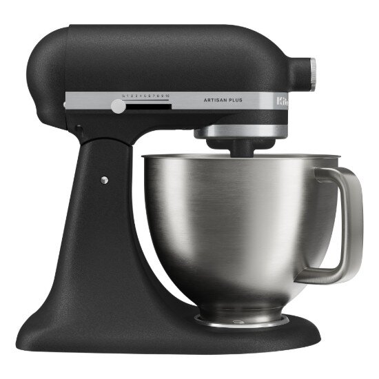 KitchenAid Стационарен миксер с купа 4.7 L Artisan Plus модел 50 чугунено черн