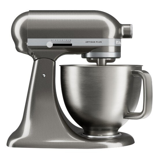 KitchenAid Стационарен миксер с купа 4.7 L Artisan Plus модел 50 Medallion Sil