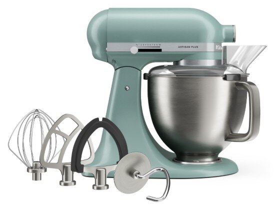 KitchenAid Стационарен миксер с купа 4.7 L Artisan Plus Model 50 Mint Julep -