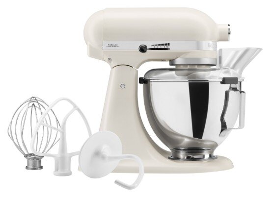 KitchenAid Стационарен миксер с купа 43 л Porcelain White -