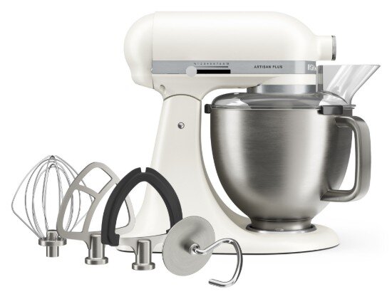 KitchenAid Стоящ миксер с купа 4.7 L Artisan Plus модел 50 Porcelain White - K
