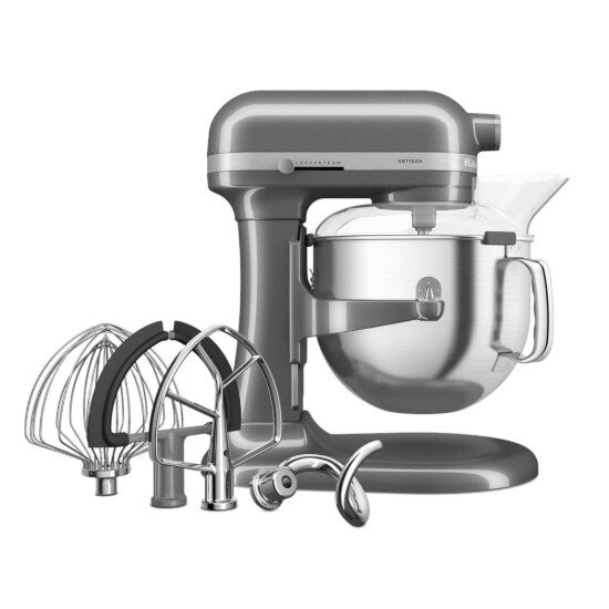 KitchenAid Стоящ миксер с повдигаща купа 66 л Artisan модел 70 Contour Silve