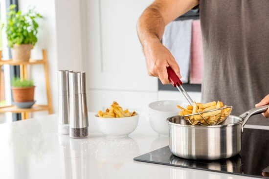 KitchenAid Телена цедка неръждаема стомана 35.5 см "Classic" Empire Red - Kit