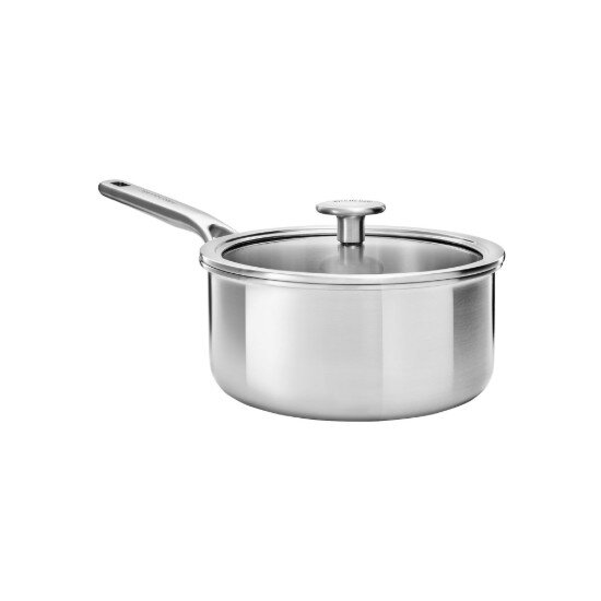 KitchenAid Тенджера неръждаема стомана 3-слойна 16 см/15 л "TRI-PLY" - Kitch