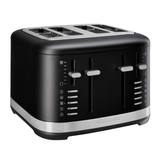 KitchenAid Тостер с 4 гнезда 1960 W Matte Black -