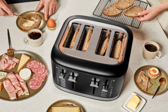 KitchenAid Тостер с 4 гнезда 1960 W Matte Black -
