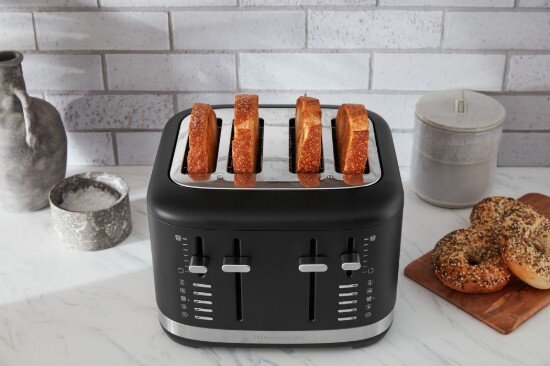 KitchenAid Тостер с 4 гнезда 1960 W Matte Black -