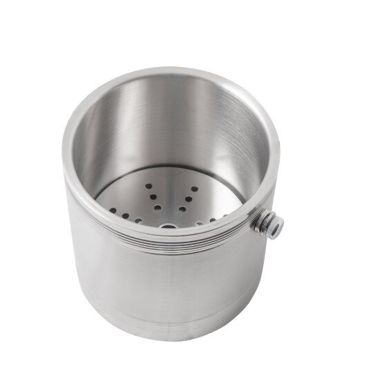 KitchenShop Кофа за лед с дръжка неръждаема стомана 1л