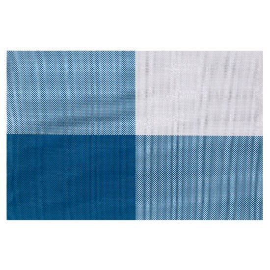 KitchenShop Комплект постелки за маса от 4 части Blue 45 × 30 см