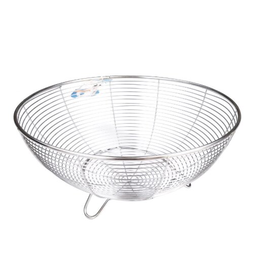 KitchenShop Кошница за цедка от неръждаема стомана 20см