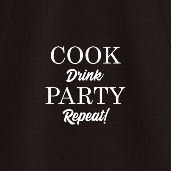 KitchenShop Кухненска престилка “COOK Drink PARTY Repeat!”