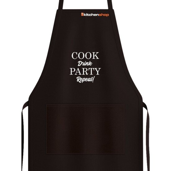 KitchenShop Кухненска престилка “COOK Drink PARTY Repeat!”