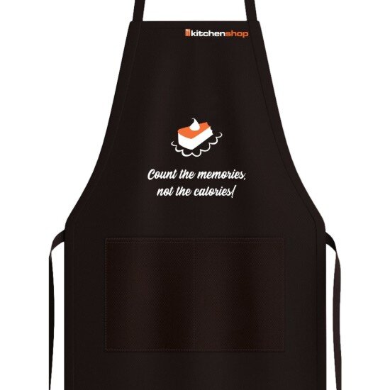 KitchenShop Кухненска престилка "Count the memories not calories"