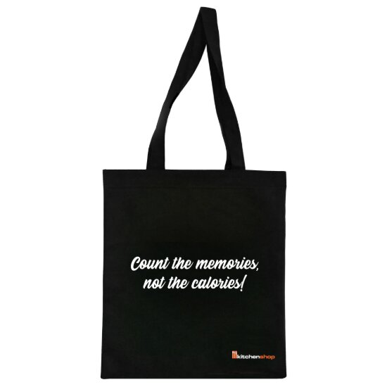 KitchenShop Пазарска чанта "Count the memories not the calories"