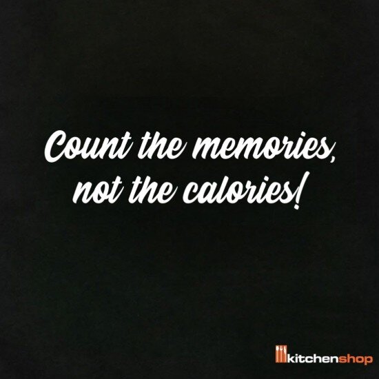 KitchenShop Пазарска чанта "Count the memories not the calories"